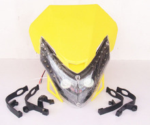 XUANKUN Motocross Modified Street Cars Accessories LED Headlamps Ghost Mask Grimace Lamp Shade 2024 - buy cheap