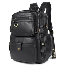 Nesitu/высококачественные черные коричневые мужские и женские рюкзаки из натуральной кожи для девочек-подростков, дорожные сумки, женская сумка на плечо M7042 2024 - купить недорого