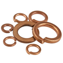 GB93 M3 M4 M5 M6 M8 M10 M12 Bronze Copper Shells Pad Spring Lock Washer Copper Spring Washer 2024 - buy cheap