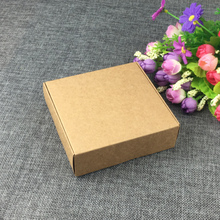 50 шт. крафт-упаковочных коробок, коричневая Подарочная коробка, пустая коробка для ювелирных изделий, коробка для хранения ювелирных изделий/подарков/рукоделия/конфет/косметики/мыла ручной работы 2024 - купить недорого