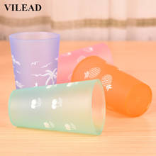 VILEAD Home Plastic Horn Shaped Candy Water Cup Tea Cup Portable Brief Party Drinkware Brushing Washing Thickened Toothbrush Cup 2024 - buy cheap
