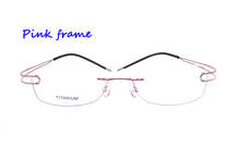 Highest Quality Lightest Design Brand Rimless Non-screw Foldable Leg Pure Titanium Optical Eyeglasses Frame Prescription Glasses 2024 - buy cheap