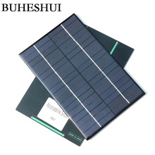 Buheshui 4.2 w 18 v pequeno painel solar/células solares de silício policristalino diy módulo solar para 12 v sistema de energia da bateria 200*130mm 2024 - compre barato