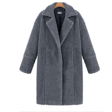 New Winter Women Faux Fur Overcoat autumn winter new women's wear long sleeved Thick Warm Fur long coat female long Coats J738 2024 - buy cheap