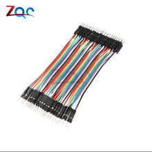 40PCS 10CM 2.54MM Row Male to Male Dupont Cable Breadboard Jumper Wire For arduino Electrical Wires 2024 - buy cheap