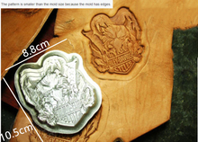 Herramientas de trabajo de cuero con patrón de águila, diseño único, para tallar golpes, sello, artesanía, cuero 2024 - compra barato