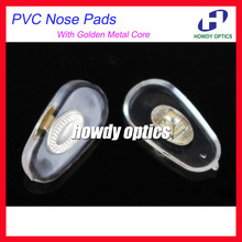 100 unids/lote gafas de PVC y almohadillas para la nariz con Metal dorado Core 14mm tipo tornillo gafas Accesorios 2024 - compra barato