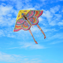 1pc 90*90cm esportes ao ar livre tradicional borboleta voando kite sem corda crianças melhor deucational presente brinquedo jogo #85749 2024 - compre barato