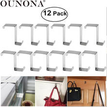 OUNONA 12pcs Stainless Steel Z-Shaped Hook for Home Kitchen Wall Door Holder Hook Hanger Hanging Coat Hooks 2024 - buy cheap