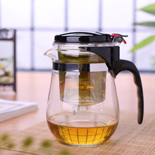 Bule com infusor de vidro, bule para chá, bule de vidro resistente ao calor, bule de café chinês para chá, fermentação, acessórios 2024 - compre barato