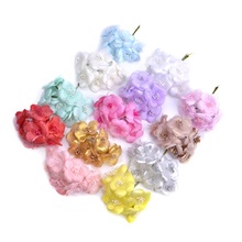 60 pcst 5cm Silk Artificial Rose Flower Bouquet For Wedding Decoration Scrapbooking Mini Cheap DIY Wreath Fake Craft Flower 2024 - buy cheap