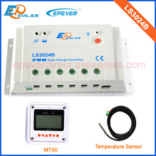 EPEVER Solar portable Controller LS3024B MT50 remoe Meter and temperature sensor low price to Korea/fast shipping,30A 24V/12V 2024 - buy cheap