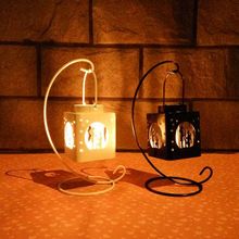 Candelabro romántico de regalo de boda, linterna hueca, soporte de vela marroquí, candelabro de luz para decoración del hogar 2024 - compra barato