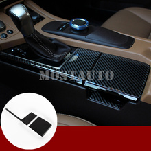 For Lexus ES 250 300h Carbon Fiber Console Gear Shift Box Trim Cover 2015-2017 2pcs Car Accessories Interior Car Decor Car Trim 2024 - buy cheap