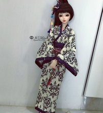 BJD SD/SD ropa de la muñeca/ropa de bebé lol princesa Kimono verano yukata tiara vestido de traje para 1/4, 1/3, 1/6, muñeca de Bjd, regalos de cumpleaños 2024 - compra barato