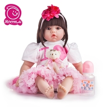 55cm Lifelike Boneca Reborn Baby Doll Lifelike Soft Real Touch Vinyl Silicone Toys For Children  lol Birthday Gifts 2024 - buy cheap