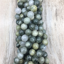 Зеленый, граненый круглых агатовых бусин, бусы из природного камня для самодельных украшений MY1408 2024 - купить недорого