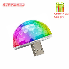 4W Mini USB LED Stage Light DC 5V Portable LED USB RGB Lamp Color Change With Music Rhythm For Christmas Party KTV Bar Phone 2024 - buy cheap