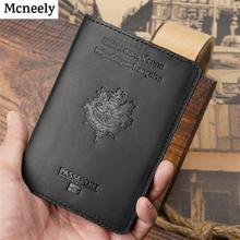 Capa para passaporte de couro genuíno, porta-passaporte masculino vintage de couro 2024 - compre barato