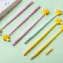 3 pcs Mini yellow star gel pen set 0.5mm ballpoint Black color ink pens writing gift Stationery Office School supplies A6620 2024 - buy cheap