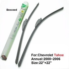 Wiper Blade For Chevrolet Tahoe 22"+22" Bexceed of Car Windshield Flat Rubber 2000~2006 2024 - buy cheap