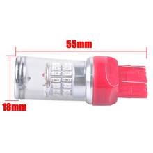AutoEC 2X 7443 7444 48SMD LED Filament Turn Signal Tail Brake Light T20 Reflector 992 W21w White Red Color #LD25 2024 - buy cheap