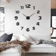 2020 new clock watch wall clocks horloge 3d diy acrylic mirror Stickers Home Decoration Living Room Quartz Needle free shipping 2024 - buy cheap