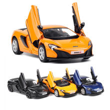 3 Colors 1:36 Scale Alloy Diecast Metal Car Model For 650S Model Pull Back Supercar Toys Car Educational Collection V010 2024 - buy cheap