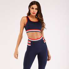 Conjunto de roupas de yoga, moda feminina, fitness, corrida, roupa sexy, colete, sutiã, legging, academia, corrida, respirável, conjunto de roupas para mulheres, 2019 2024 - compre barato