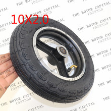 10 inch electric scooter balancing car wheel 10x2 tyre 10x2 inner and outer tire with aluminum rims hub 2024 - buy cheap