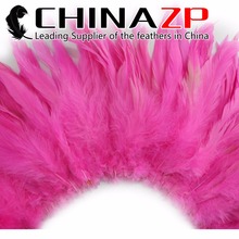 Plumas de gallo Schlappen, tinte de buena calidad, color rosa caramelo, venta al por mayor y al por menor, fábrica CHINAZP 2024 - compra barato