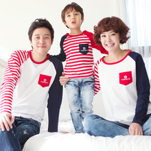 2017 Autumn Family look clothing fall and winter T-shirt mother and daughter son father matching outfits children clothes 2024 - buy cheap