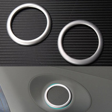 Подходит для Ford Edge 2015 Автомобильный Интерьер задняя аудиоколонка звуковой сигнал кольцо обшивка отделка 2 шт./компл. ABS 2024 - купить недорого
