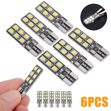 6Pcs Canbus T10 W5w Led Car Light 158 147 161 168 2smd 3030 Width Lamp Reading Lamp No Error Report Clearance Bulb 2024 - buy cheap
