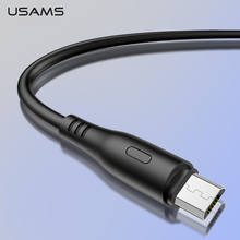 USAMS Micro USB Cable 2A Fast Charging Sync Data Line microusb Cable for Mobile Phone Cable for Samsung Xiaomi Round Data Cable 2024 - buy cheap