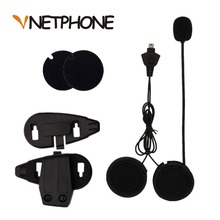 Microphone Speaker Headset And Helmet Bracket Clip for Motorcycle Bluetooth Intercom VNETPHONE V5 2024 - buy cheap