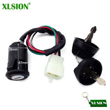 XLSION 4-проводной штекер, ключ зажигания для 50cc 70cc 90cc 110cc 125cc Quad ATV Dirt Bike 2024 - купить недорого