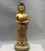 song voge gem S0762 Tibet Buddhism Bodhisattva Copper Bronze Dragon Amitabha Sakyamuni Buddha Statue 2024 - buy cheap