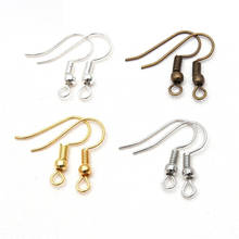 50pcs/lot Ear Hook For Women Diy Earring Marking Components Gold Plated Earring Accessories Silver Ear Hooks Diy Jewelry Marking 2024 - buy cheap