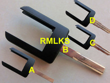 Rmlks lâmina de substituição para chave remota, para opel vauxhall corsa, com hu100/hu43, lâmina direita/esquerda 2024 - compre barato