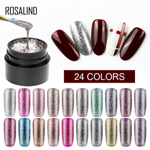 ROSALIND Gel Nail Polish Set Shiny Platinum Nails Art For Manicure Gel Poly Lak UV Colors Top Base Coat Primer Hybrid Varnishes 2024 - buy cheap