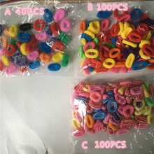 1Pack Small Ring Hair Bands Girls Colorful Elastic Hair Rope Tie Gums Kids Rubber Band Ponytail Holder Hair Accessories headwear 2024 - buy cheap