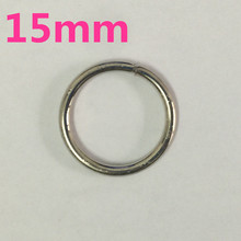 50pcs/Lot 15MM O Rings Round Buckle Gold/Silver Tone for Webbing Buckles Connect Strapping Belt Purse Bags Craft DIY 2024 - buy cheap