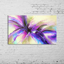 Hand Painted Modern Abstract Wall Decor Oil Paintings Beautiful Purple Colors Handmade Modern Oil Art Pictures Home Decor 2024 - buy cheap