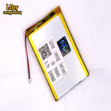 Conector de 1.0 MILÍMETROS 2pin 356095 2500 mah 3.7 V Li-ion Polímero Bateria Recarregável Para e-livros GPS PDA Tablet bateria PC 2024 - compre barato