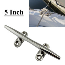 Heavy Duty Boat Hollow Base Cleat 5 inch Stainless Steel Marine hollow open base cleats for yacht boats marine hardware 2024 - buy cheap