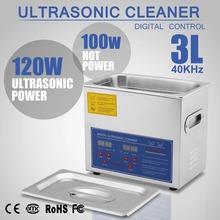 3L Ultrasonic Cleaner 220W Stainless Steel Ultrasonic Cleaners Device 2024 - buy cheap