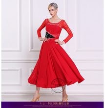 Lady Customized Ballroom Dance Dress Girls Waltz Tango Dancing Dresses Female Standard Flamenco Suit Ballroom Costumes D-0408 2024 - buy cheap