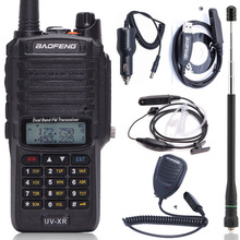 Baofeng UV-XR 10 w 4800 mah bateria ip67 à prova dip67 água handheld walkie talkie 10 km de longa distância poderoso portátil cb presunto rádio em dois sentidos 2024 - compre barato