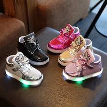 New Children Luminous Shoes Boys Running shoes Girls Shoes Baby Flashing Lights Fashion Sneakers Toddler Little Kid LED Sneakers 2024 - buy cheap